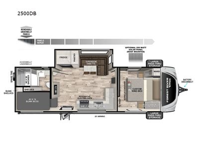2025 Forest River RV Vibe — photo 11 view