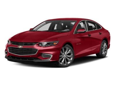 2018 Chevrolet Malibu Premier in Cajun Red Tintcoat — front three-quarter view