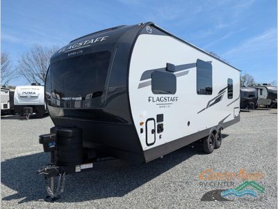2026 Forest River Flagstaff Super Lite — rear three-quarter view