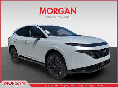2026 Nissan Murano Platinum in White — front three-quarter view