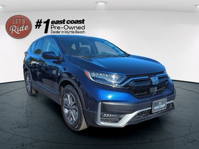 2022 Honda CR-V Hybrid — rear three-quarter view