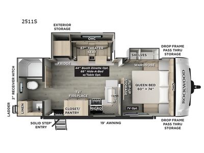 2026 Forest River RV Rockwood Mini Lite — side profile view