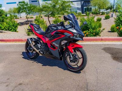 2025 Kawasaki Ninja 500 ABS Passion Red/Metallic Flat Spark Black - Photo 2