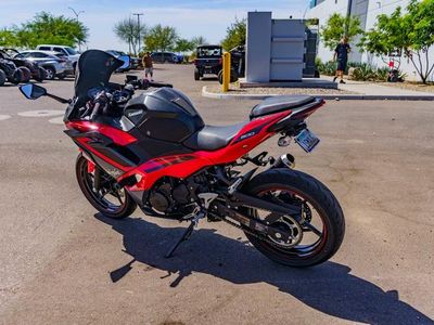 2025 Kawasaki Ninja 500 ABS Passion Red/Metallic Flat Spark Black - Photo 5