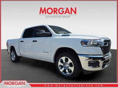 2026 Ram 1500 Big Horn/Lone Star in White — front three-quarter view