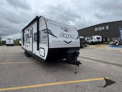 2025 Jayco Jay Flight SLX — front three-quarter view