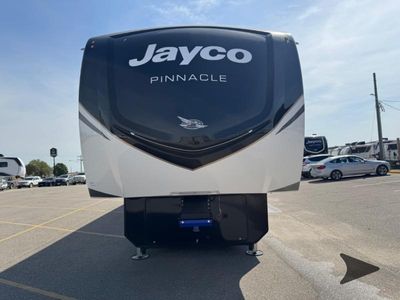 2026 Jayco Pinnacle — rear three-quarter view