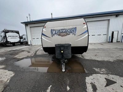 2017 Forest River RV Wildwood X-Lite — rear three-quarter view