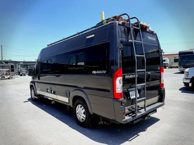 2019 Winnebago Travato — rear three-quarter view