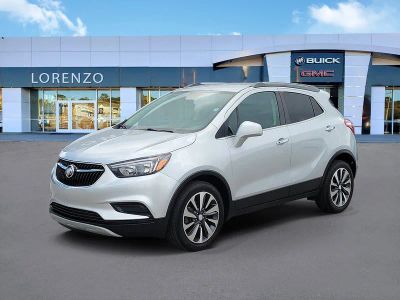 2022 Buick Encore Preferred in Quicksilver Metallic — front three-quarter view
