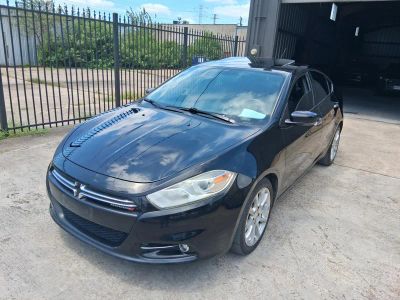 2015 Dodge Dart in Black — front three-quarter view