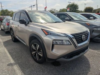 2021 Nissan Rogue — rear three-quarter view
