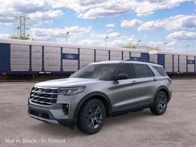 2026 Ford Explorer Active in Carbonized Gray Metallic — front three-quarter view