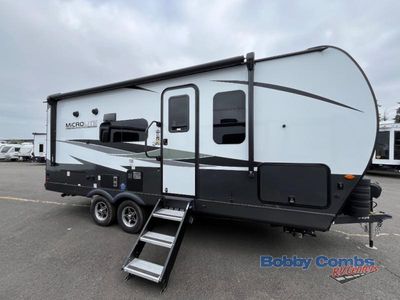 2025 Forest River RV Flagstaff Micro Lite — front three-quarter view