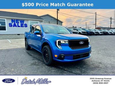 2026 Ford Maverick Lobo Standard in Velocity Blue — front three-quarter view