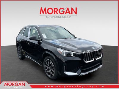 2026 BMW X1 xDrive28i in Black — front three-quarter view