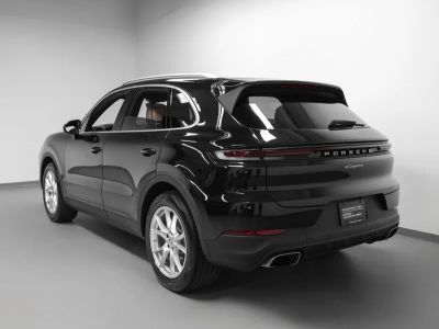 2025 Porsche Cayenne — rear three-quarter view