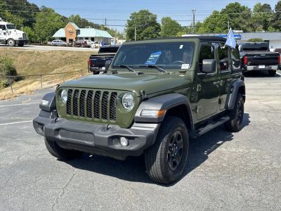 2024 Jeep Wrangler — rear three-quarter view