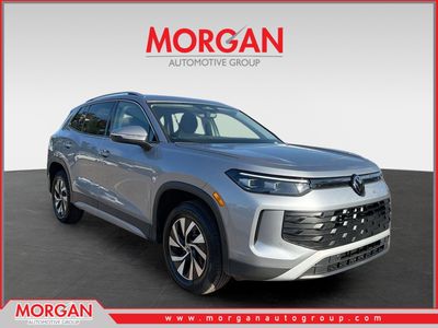 2026 Volkswagen Tiguan S in Silver Metallic — front three-quarter view