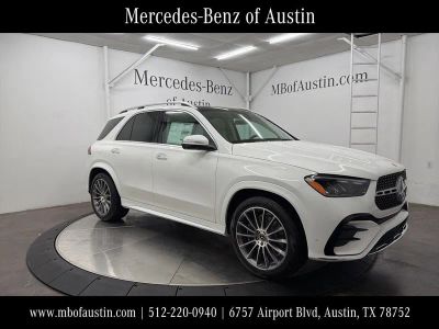 2026 Mercedes-Benz GLE 350 in Polar White — front three-quarter view