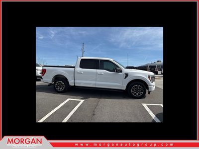 2023 Ford F-150 XLT in White — front three-quarter view
