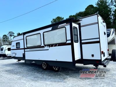 2019 Forest River Vibe — rear three-quarter view