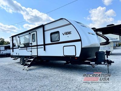 2019 Forest River Vibe — front three-quarter view
