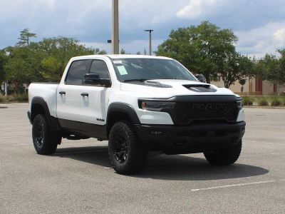 2026 RAM 1500 RHO in Bright White Clear-Coat Exterior Paint — front three-quarter view