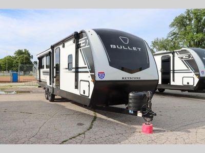 2026 Keystone RV Bullet Crossfire — front three-quarter view