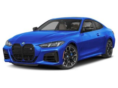2026 BMW 4 Series M440i in Portimao Blue Metallic — front three-quarter view