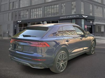 2021 Audi Q8 — rear three-quarter view