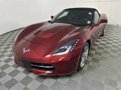 2017 Chevrolet Corvette Stingray 2LT in Long Beach Red Metallic Tintcoat — front three-quarter view