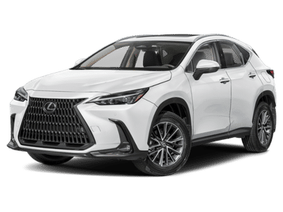 2026 Lexus NX 350 in Ultra White — front three-quarter view