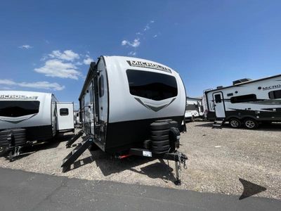 2025 Forest River RV Flagstaff Micro Lite — front three-quarter view
