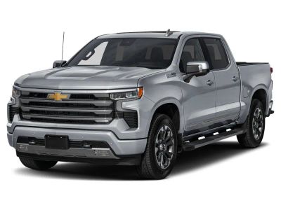 2026 Chevrolet Silverado 1500 High Country in Polar White Tricoat — front three-quarter view