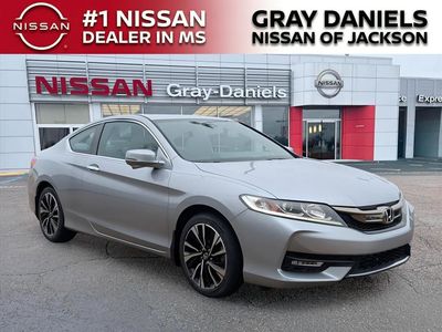 2017 Honda Accord EX-L in Lunar Silver Metallic — front three-quarter view