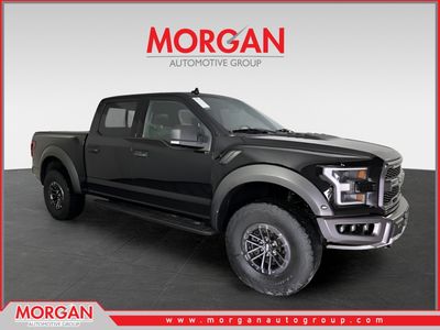 2020 Ford F-150 Raptor in Black — front three-quarter view