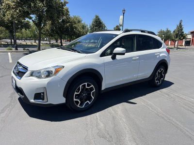 2016 Subaru Crosstrek in White — front three-quarter view