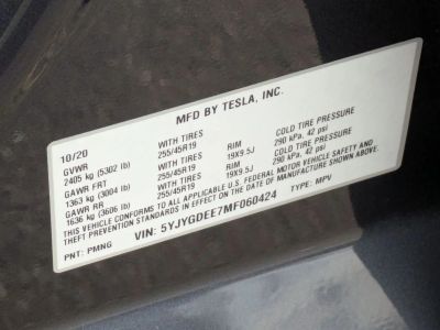 2021 Tesla Model Y — photo 24 view