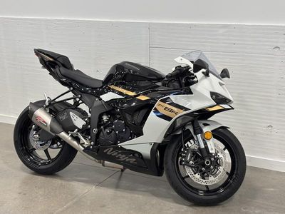 2026 Kawasaki Ninja ZX-6R — rear three-quarter view