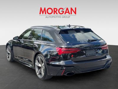 2022 Audi RS 6 Avant — rear three-quarter view