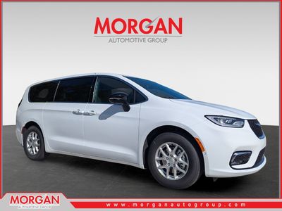 2026 Chrysler Pacifica Select in White — front three-quarter view