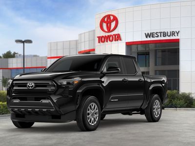 2026 Toyota Tacoma SR5 in Black — front three-quarter view