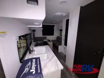 2026 Jayco Jay Flight SLX — rear three-quarter view