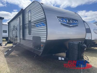 2022 Forest River RV Salem — rear three-quarter view