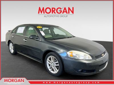 2013 Chevrolet Impala LTZ in Ashen Gray Metallic — front three-quarter view