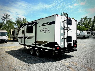 2021 Grand Design Imagine XLS — rear three-quarter view