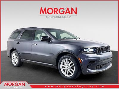 2024 Dodge Durango GT Plus in Gray — front three-quarter view