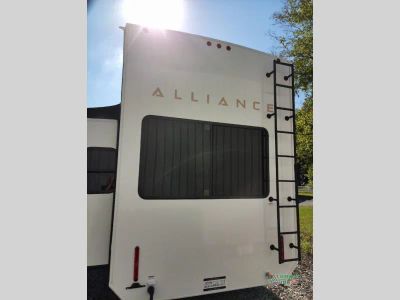 2026 Alliance RV Benchmark — engine compartment view