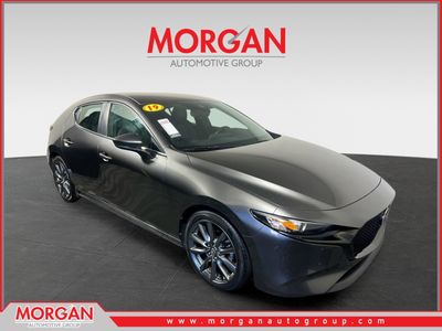 2019 Mazda Mazda3 3 Preferred in Machine Gray Metallic — front three-quarter view